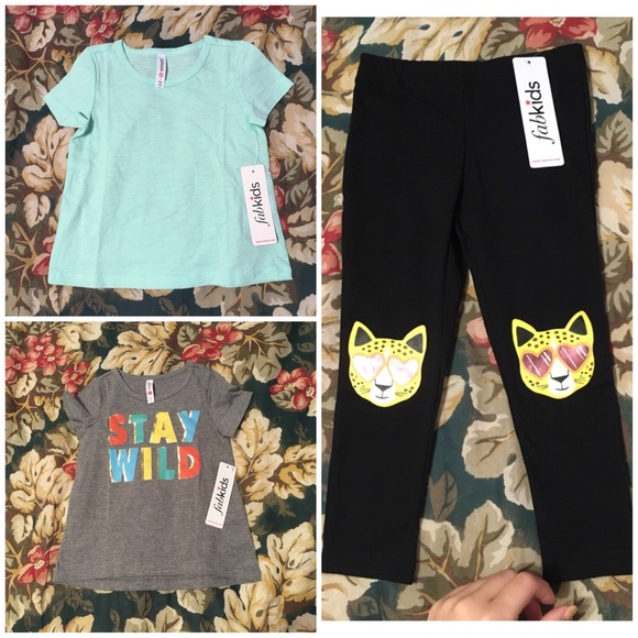 FabKids Other - NWT bundle of FabKids 2T tops and 3T leggings